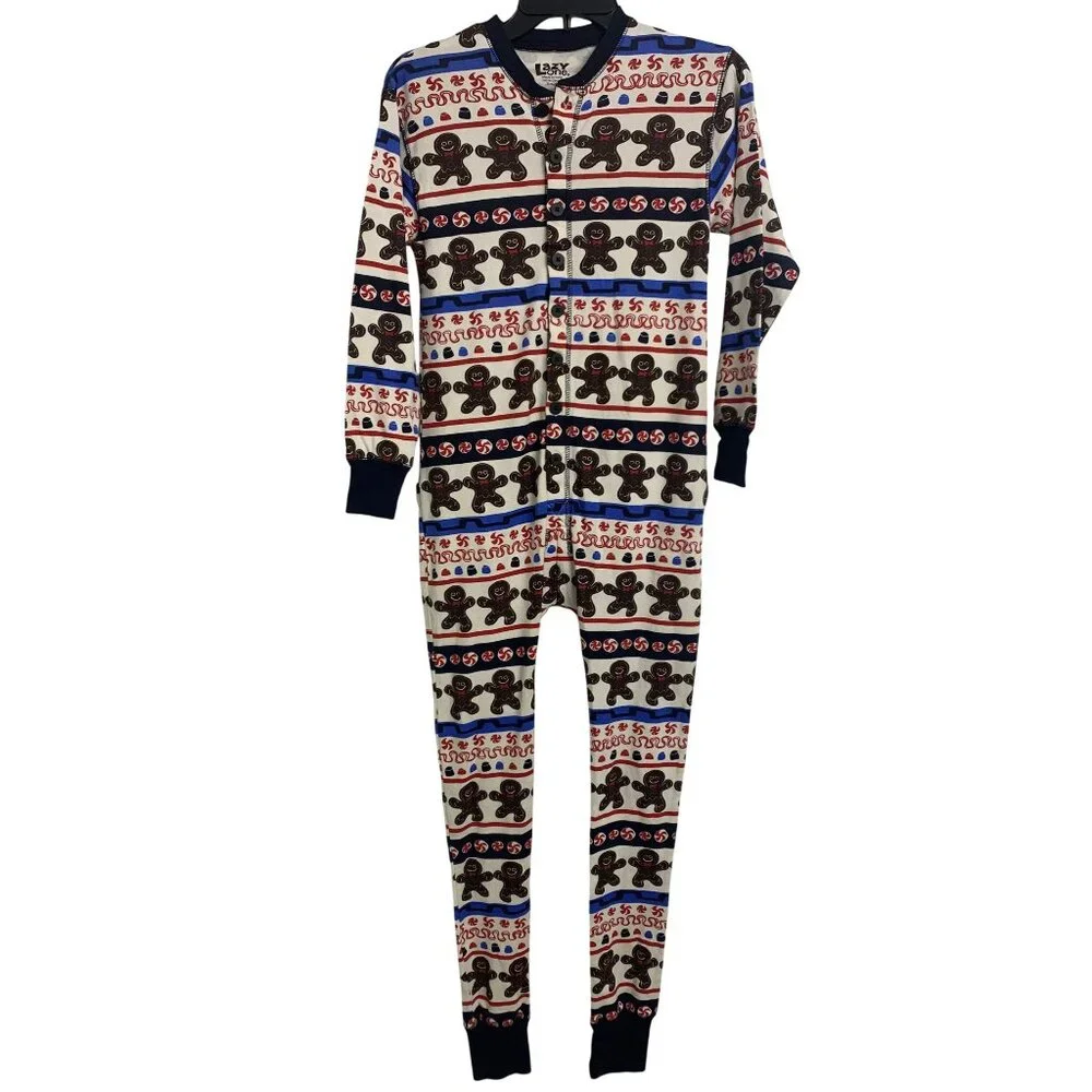 NWOT Lazy One Kids Cotton One Piece Sweet Cheeks Pajamas Unisex Size‎ XS